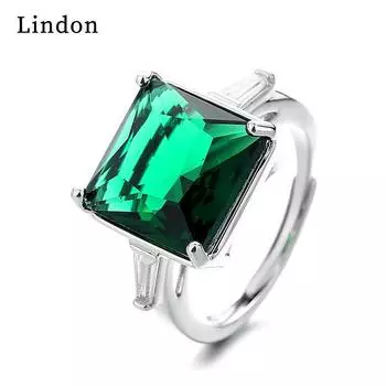 Классическое кольцо Lindon из медного сплава с цирконием, женские ювелирные изделия, свадебный подарок для вечеринки