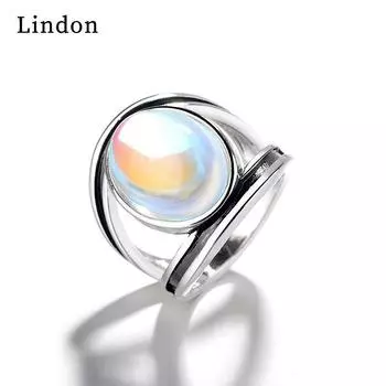 Классическое кольцо Lindon из медного сплава с цирконием, женские ювелирные изделия, свадебный подарок для вечеринки 6 серебряный