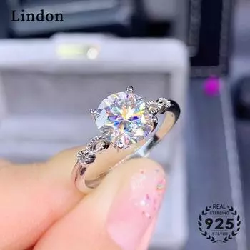 Классическое кольцо Lindon из медного сплава с цирконом, женские ювелирные изделия, свадебный подарок, вечеринка