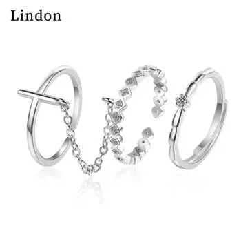 Классическое кольцо Lindon из медного сплава с цирконом, женские ювелирные изделия, свадебный подарок, вечеринка