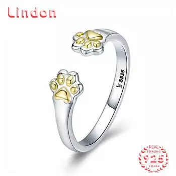 Классическое кольцо Lindon из стерлингового серебра 925 пробы с цирконом, женские ювелирные изделия, свадебный подарок для вечеринки серебряный