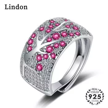 Классическое кольцо Lindon с цирконием, женские ювелирные изделия, свадебный подарок, вечеринка