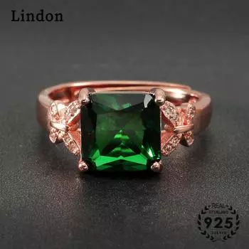 Классическое кольцо Lindon с цирконием, женские ювелирные изделия, свадебный подарок, вечеринка