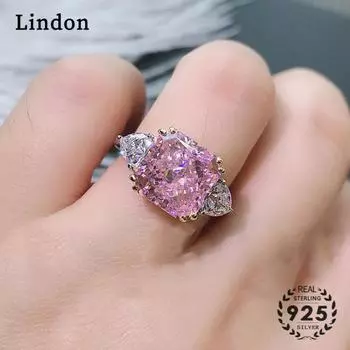 Классическое кольцо Lindon с цирконием, женские ювелирные изделия, свадебный подарок, вечеринка