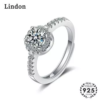 Классическое кольцо Lindon с медным цирконием, женские ювелирные изделия, свадебный подарок для вечеринки