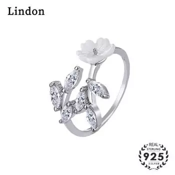 Классическое кольцо Lindon с медным цирконием, женские ювелирные изделия, свадебный подарок для вечеринки