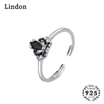 Классическое кольцо Lindon с медным цирконием, женские ювелирные изделия, свадебный подарок для вечеринки