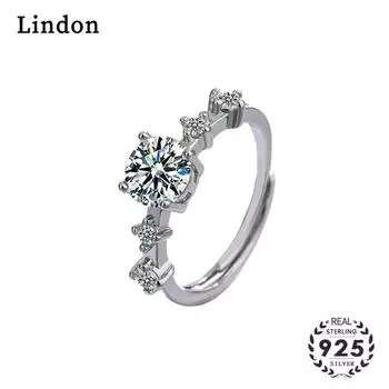 Классическое кольцо Lindon с медным цирконием, женские ювелирные изделия, свадебный подарок для вечеринки