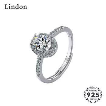 Классическое кольцо Lindon с медным цирконием, женские ювелирные изделия, свадебный подарок для вечеринки