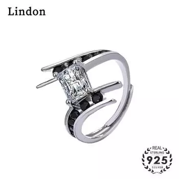 Классическое кольцо Lindon с медным цирконием, женские ювелирные изделия, свадебный подарок для вечеринки