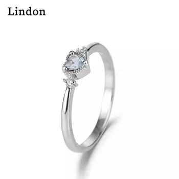 Классическое кольцо Lindon с медным цирконием, женские ювелирные изделия, свадебный подарок для вечеринки 6