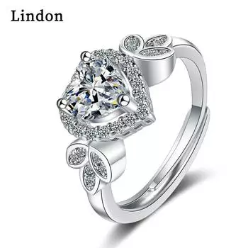 Классическое кольцо Lindon с медным цирконием, женские ювелирные изделия, свадебный подарок для вечеринки