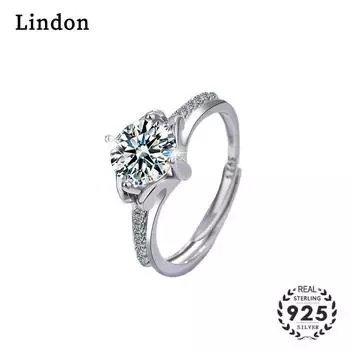 Классическое кольцо Lindon с медным цирконием, женские ювелирные изделия, свадебный подарок для вечеринки