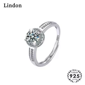 Классическое кольцо Lindon с медным цирконием, женские ювелирные изделия, свадебный подарок для вечеринки