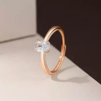 Классическое кольцо с четырьмя когтями, женское, легкое, роскошное, темпераментное, имитация обручального кольца, парное, свадебное, открытое кольцо
