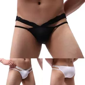 Классическое мужское нижнее белье, удобное кружево, полиамид/нейлон XXL