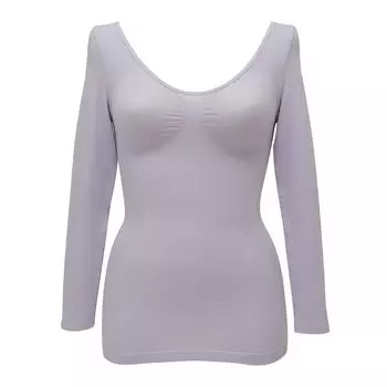 Классическое нижнее белье, которое сделает вас стройнее. Нижнее белье Power Shape с длинным рукавом для женщин, нежно-лавандового цвета [Lucian]