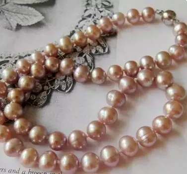 Классическое ОЖЕРЕЛЬЕ С НАТУРАЛЬНЫМ ЖЕМЧУГОМ ЮЖНОГО МОРЯ, 18 ДЮЙМОВ, 9–10 мм