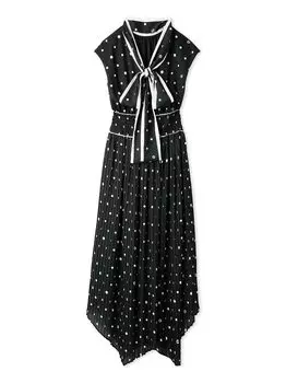 Классическое платье-бабочка LWFO241157 BLK [Lily Brown] 2-стороннее женское чёрный