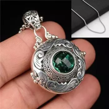 Классическое винтажное открывающееся ожерелье в виде флакона духов для женщин и мужчин, модное ювелирное украшение для вечеринки или банкета