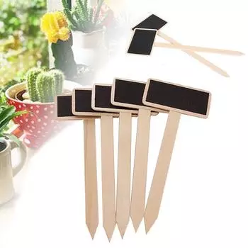 Классификация Метки для саженцев Растительные знаки Садовые украшения Инструменты Метки для растений Маркеры для растений чёрный