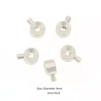 Классный шариковый плунжер DIY Стальная проволока Застежка Ювелирные изделия Silver positioning clip (single)(AG028)