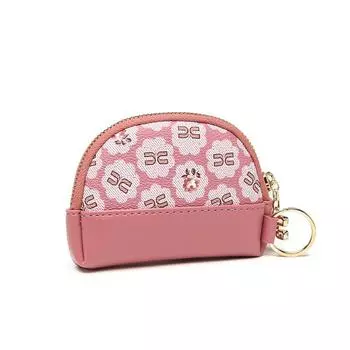 Клатч на молнии, европейский и американский женский кошелек для монет, женский кошелек, короткая сумка с принтом