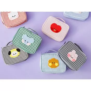 Клатч в клетку Line Friends BT21 Mini Minini (6 вариантов)