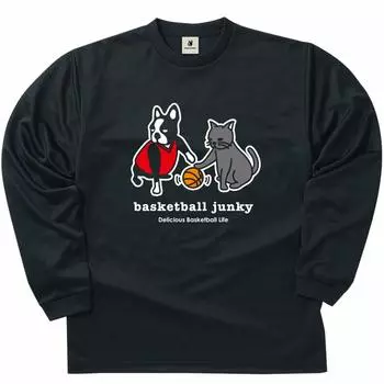 Клаудио Пандиани Basketball Junky Игривая Длинная Сухая Футболка BSK18508 Черный L +2 чёрный
