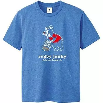 Клаудио Пандиани Rugby Junky Knock White DryTEE RJ17523 Heather Blue XL на связи! мяч!