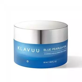 KLAVUU BLUE PEARLSATION Marine Aqua Enriched Cream, Увлажняющий, KBeauty, Корейская косметика, пробник