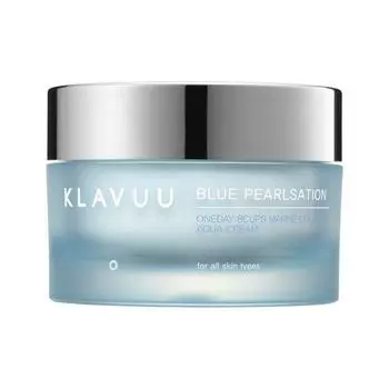 KLAVUU BLUE PEARLSATION One Day 8 Cups Marine Collagen Aqua Cream, Увлажняющий, KBeauty, Корейская косметика, пробник