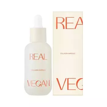 KLAVUU Real Vegan Collagen Ampoule 30 мл, Антивозрастное, Увлажняющее, KBeauty, Корейская косметика, пробник