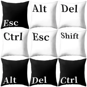 Клавиатура Ctrl Alt Key наволочка наволочка диван-кровать автомобиль кафе декор
