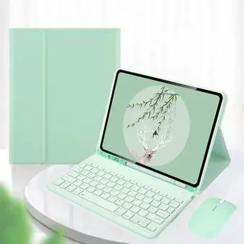 Клавиатура для iPad с чехлом для iPad 10, 9, 8, 7, 6, 5 поколения 10,9 дюйма 10,2 дюйма 9,7 дюйма Air 5 4 3 2 1 Pro 11 10,5 9,7, чехол-подставка iPad air 13inchm22024