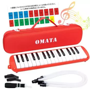 Клавиатура OMATA 32 мелодии для начальной школы, легкий футляр для начальной школы, шланг, мундштук, шланг и мундштук Doremi, губная гармошка, клавиши,