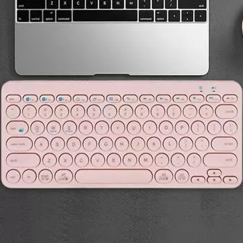 Клавиатура ПК Стильная универсальная быстрая реакция для ноутбука чёрный