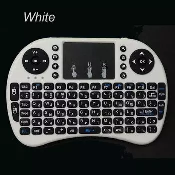 Клавиатура Vogue для Android TV Беспроводная клавиатура Fly Air Mouse Мини беспроводная клавиатура Руководство для ПК BOX Пульт дистанционного управления Тачпад English language чёрный