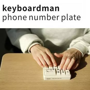 Клавиатура, знак парковки для человека, креативное многофункциональное украшение автомобиля, временные знаки парковки для автомобильных пишущих машинок I0Z4