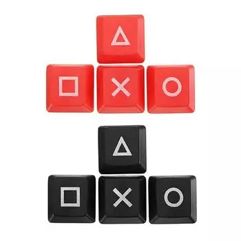 Клавиши Purple Potato, термосублимационные черно-красные колпачки One Size красный