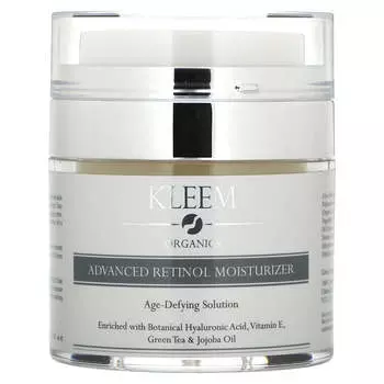 Kleem Organics, Увлажняющий крем с улучшенным ретинолом, решение против старения, 1,7 жидких унций (50 мл)