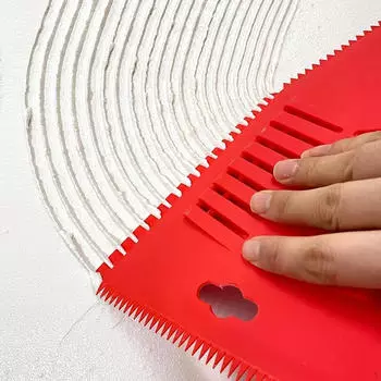 Клееразбрасыватель для краски, универсальный гибкий зубчатый шпатель для шпаклевки