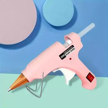 Клеевой пистолет JQ1, электрический пистолет для клея-расплава мощностью 20 Вт с проволокой, подходит для домашнего рукоделия, ремонта и ремонта изделий ручной работы. 220W