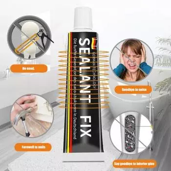 Клей без гвоздей, легко наносится, влагостойкий, водостойкий, быстросохнущий, универсальный, строительный, настенная плитка 3pcs