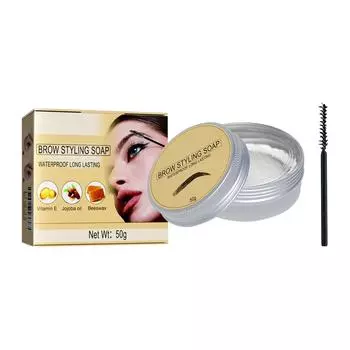 Клей для бровей, прозрачный водостойкий гель для макияжа, стойкий гель для укладки бровей, мыло для придания формы бровям One Size