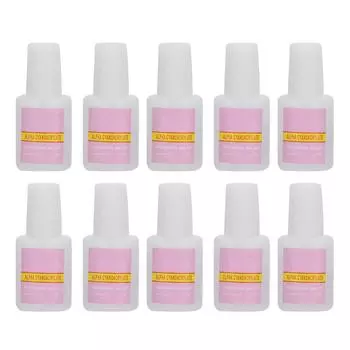 Клей для дизайна ногтей Стразы для украшения кончиков ногтей Клей для маникюра Инструмент 10 г x 10 шт.