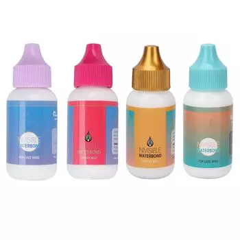 Клей для кружевного парика, прочный клей для склеивания, долговечный клей для накладных волос, шиньон, 38 мл Purple Lid