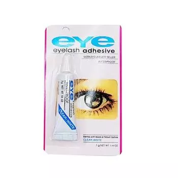Клей для накладных ресниц 7г: Натуральный, долговечный, приятный для кожи, не оставляет следов, многофункциональный, с блестками. 7g