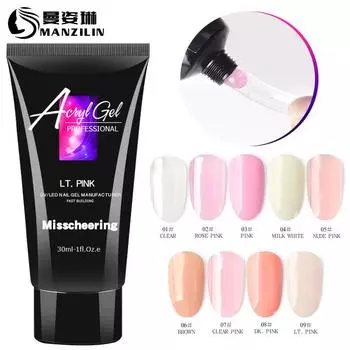 Клей для наращивания ногтей, бесплатная бумага для дизайна ногтей, быстрое наращивание, модель кристалла, безболезненный клей для кристалла, 30 мл