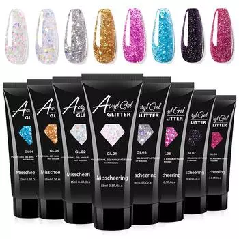 Клей для наращивания ногтей Безболезненное быстрое наращивание ногтей Растительный лак для ногтей Клей для безболезненного наращивания блесток